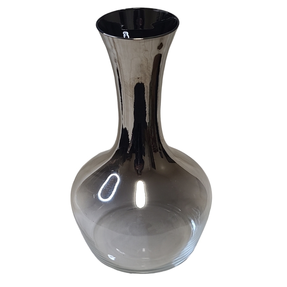 MCM silver fade wine decanter